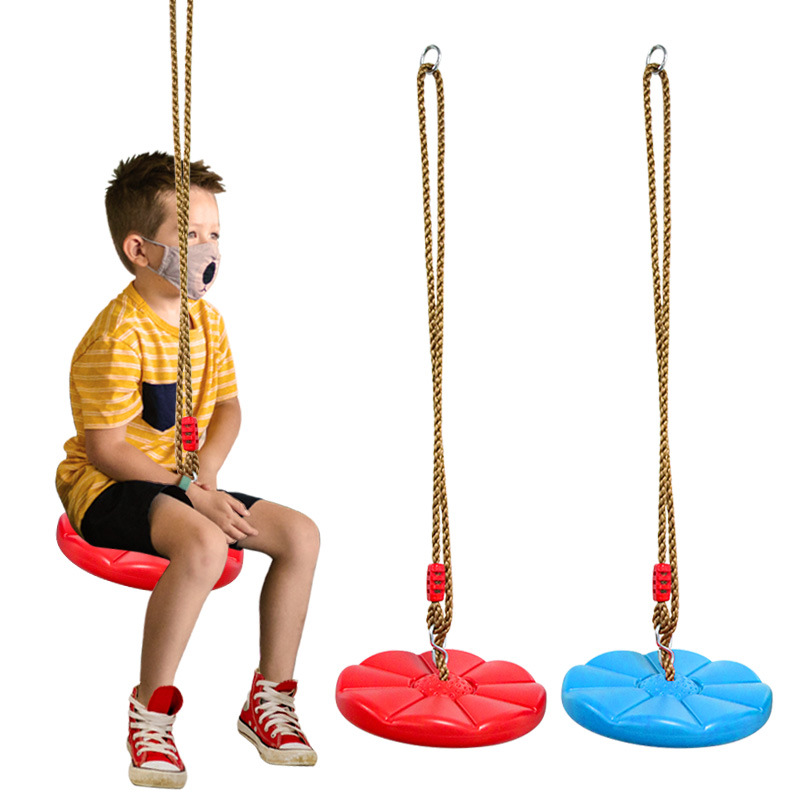 Kids Outdoor Hanging Chair - Balanço de disco infantil, esportes internos