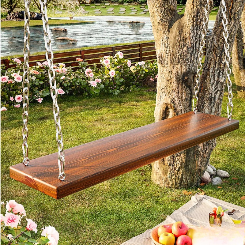 Kids Outdoor Hanging Chair - Cadeira de Balanço Suspensa para Exterior,