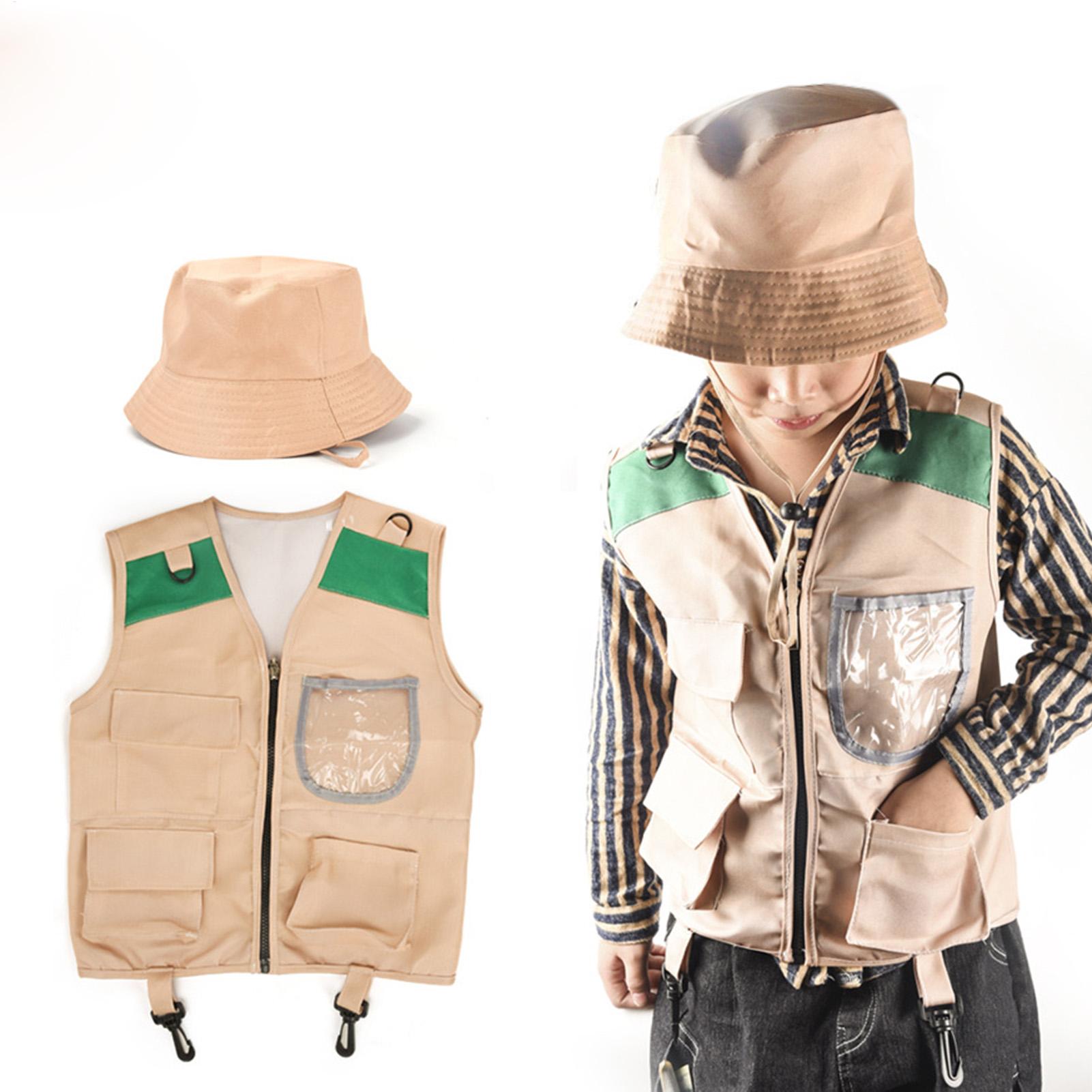 Kids Outdoor Explorer Set - Conjunto de fantasia infantil com chapéu