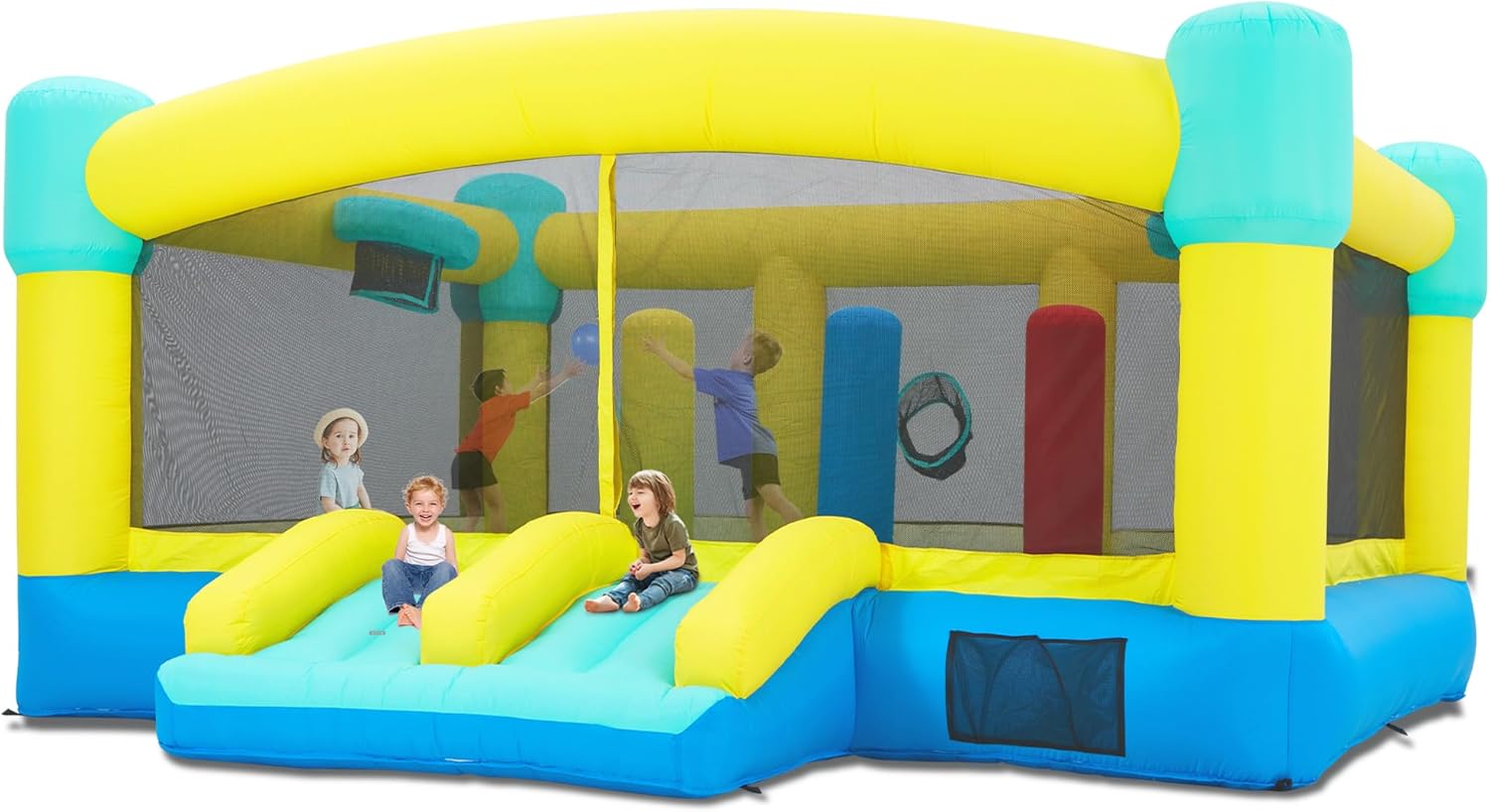 Kids Outdoor House - Castelo Inflável Grande, 15 x 14.8