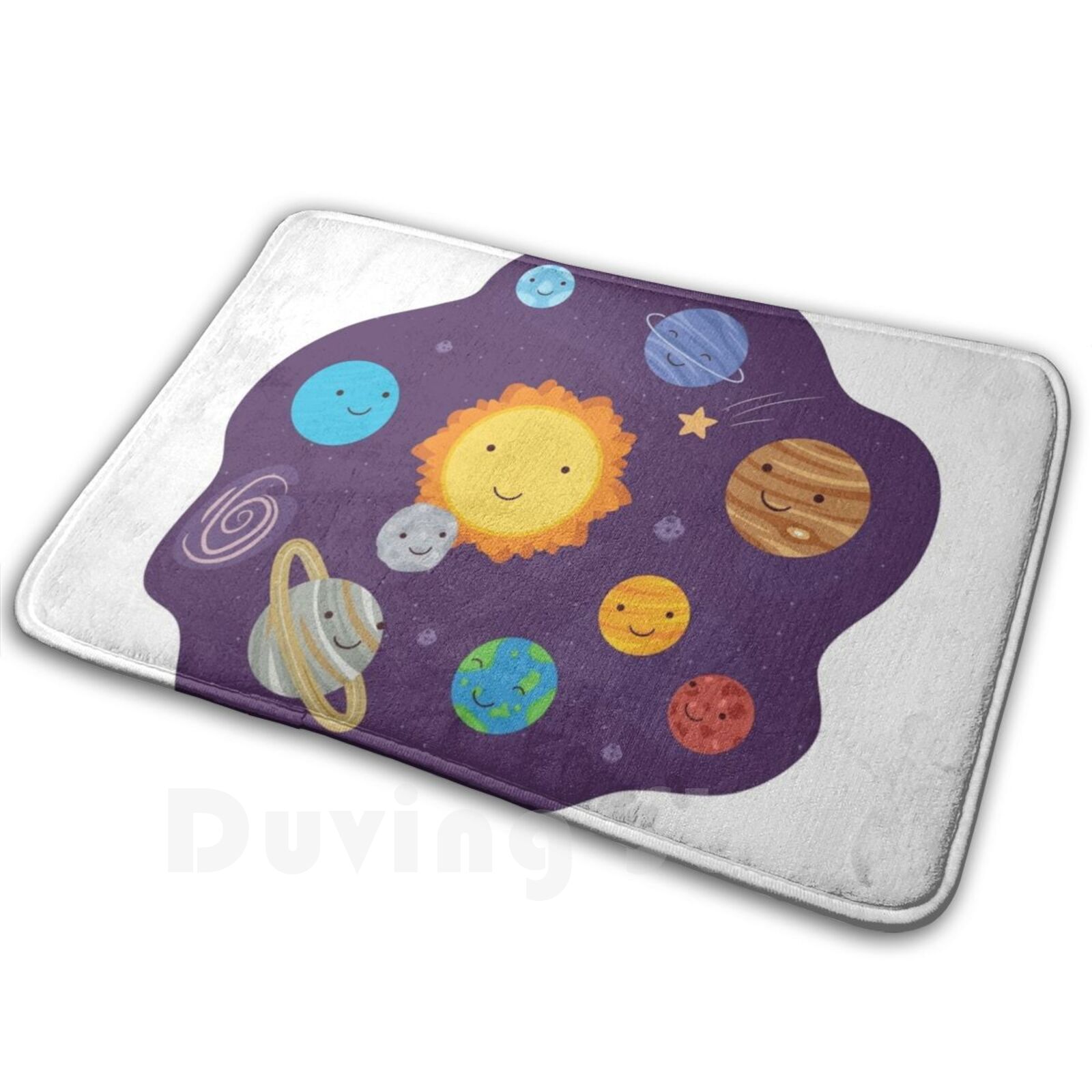 Kids Outdoor Floor Cushions - Sistema solar e planetas bonito estrelas