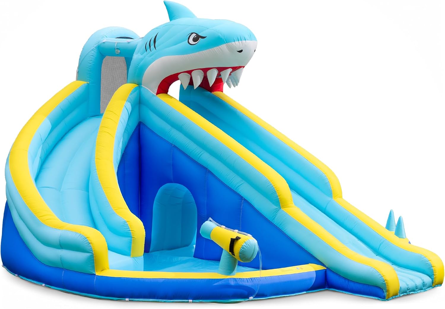 Kids Outdoor House - Escorregador Inflável para Crianças com Piscina,
