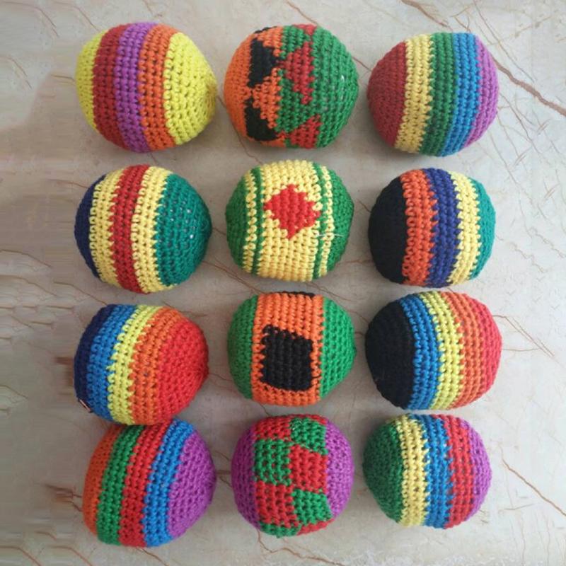 Kids Outdoor Games For Party - Brinquedos de Footbag Artesanais: Sacos Macios