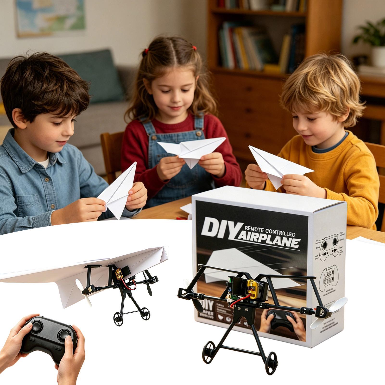 Kids Outdoor Play Equipment - Kit de Avião de Papel RC