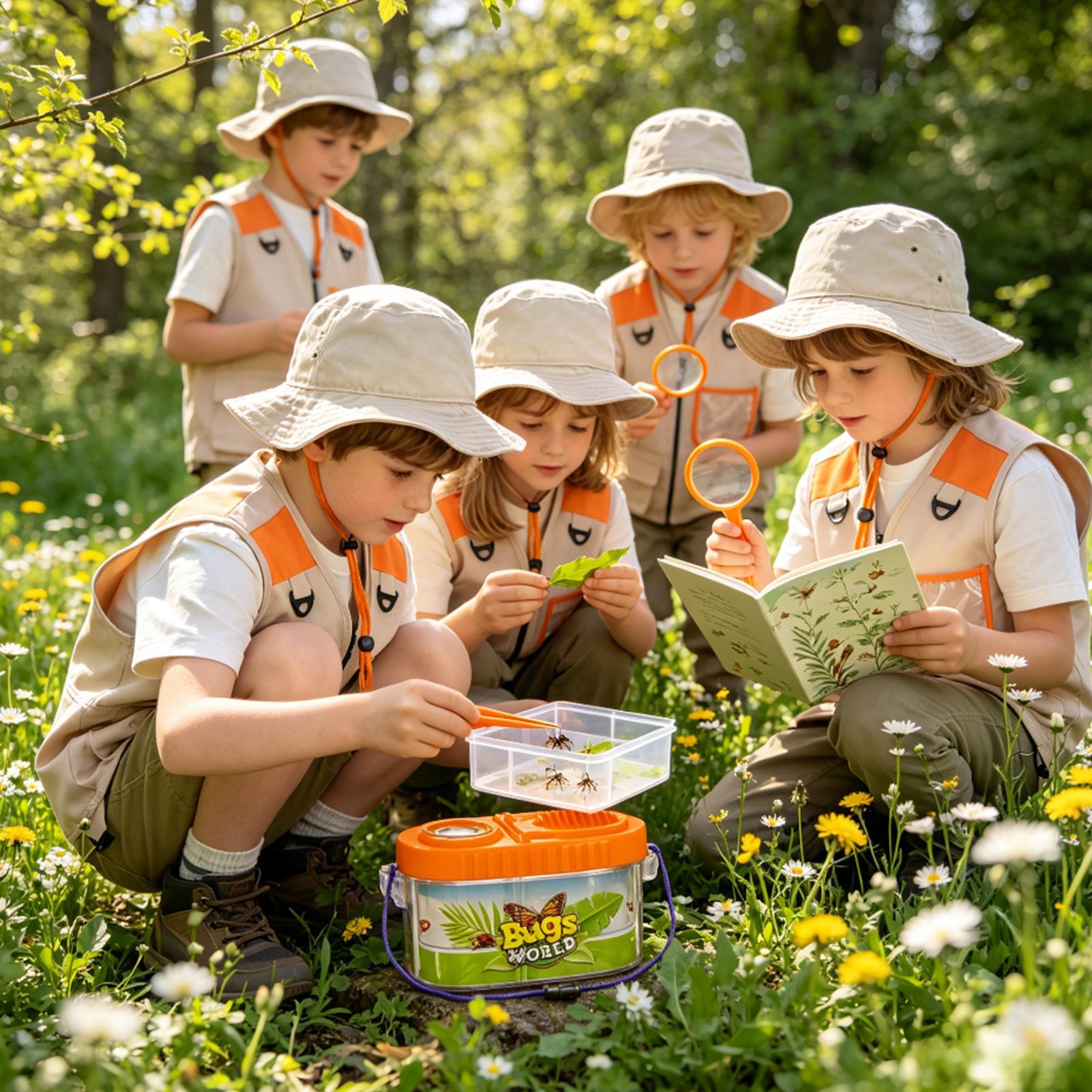Kids Outdoor Explorer Set - Kit de Aventura Infantil com Lente