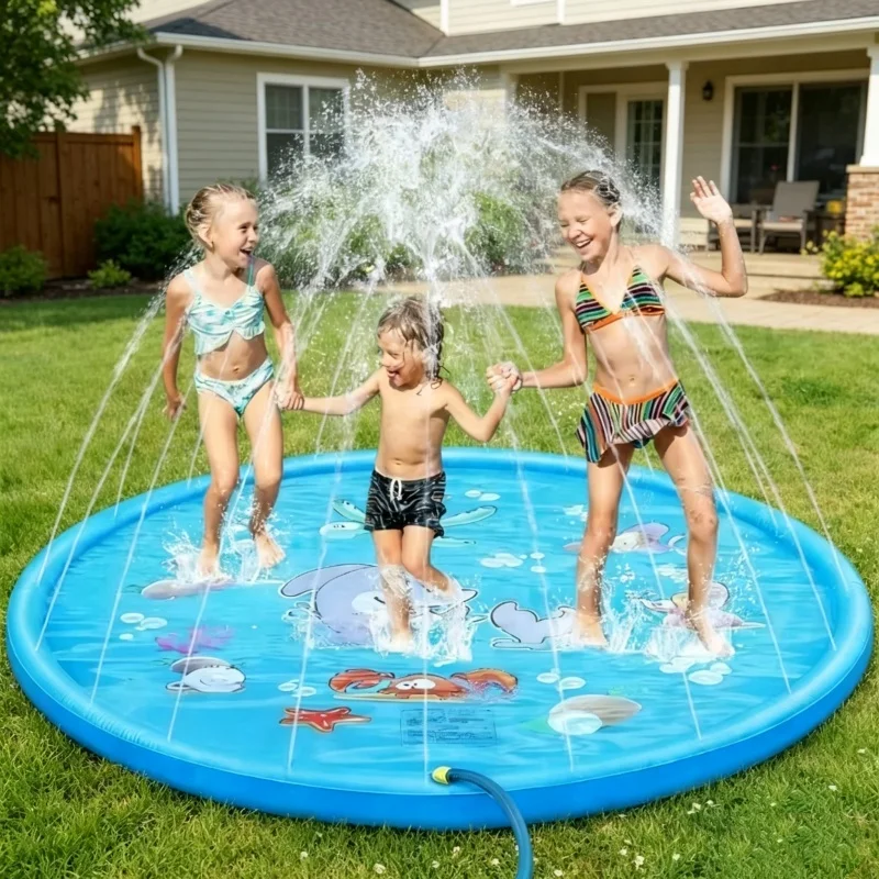 Kids Outdoor Activity Centre - Tapete Inflável de Água para Crianças