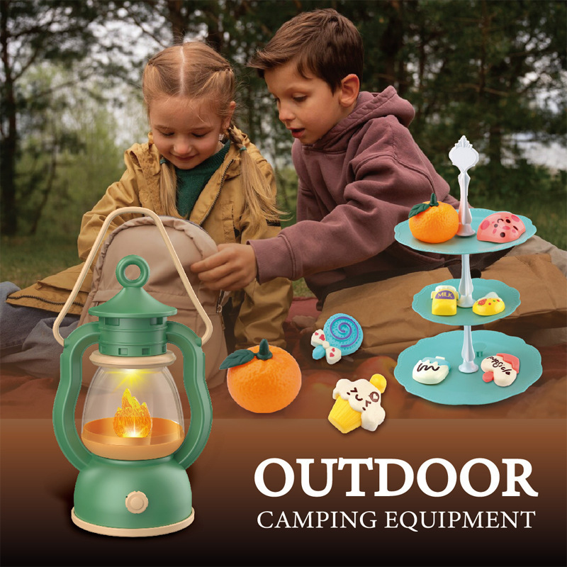 Kids Outdoor Explorer Set - Crianças conjunto de acampamento fogueira fingir