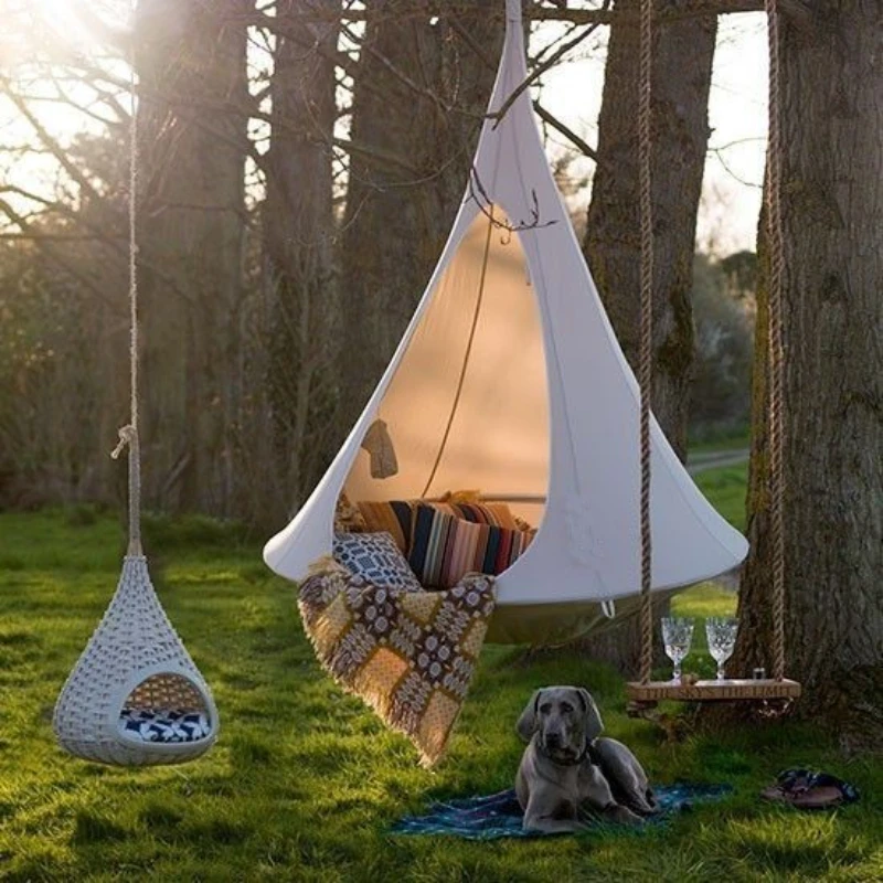 Kids Outdoor Hanging Chair - Crianças balanço ao ar livre jardim