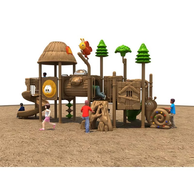 Kids Outdoor Playground - Escorregador Infantil para Playground ao Ar