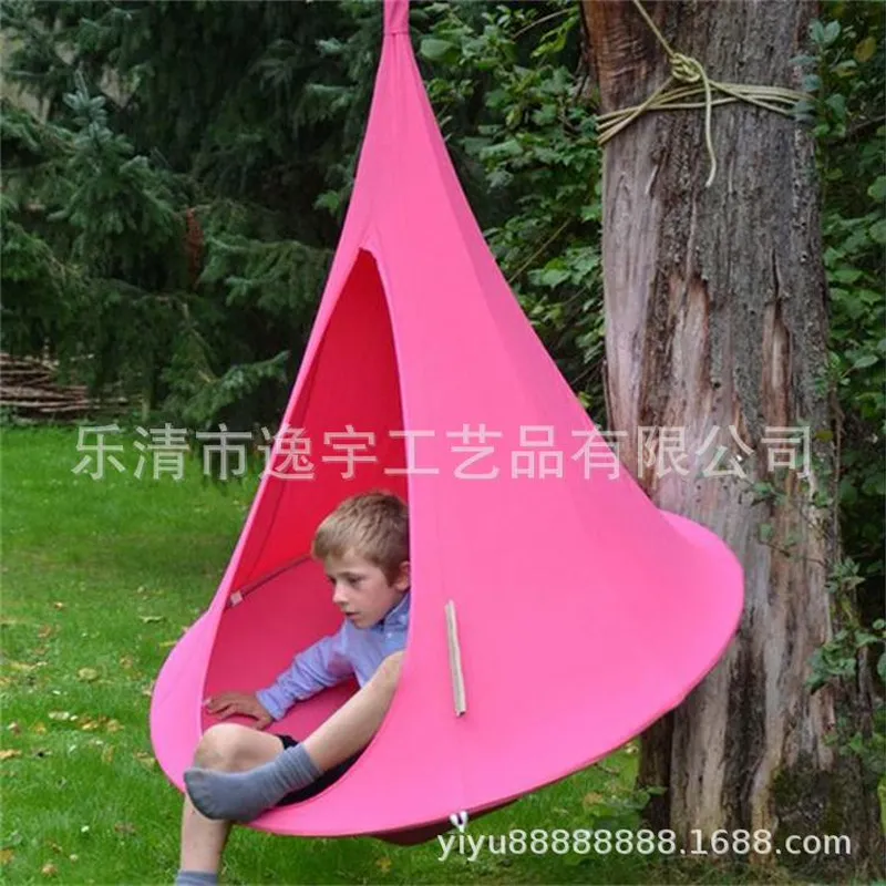 Kids Outdoor Hanging Chair - Cadeira Suspensa de Balanço para Árvore,