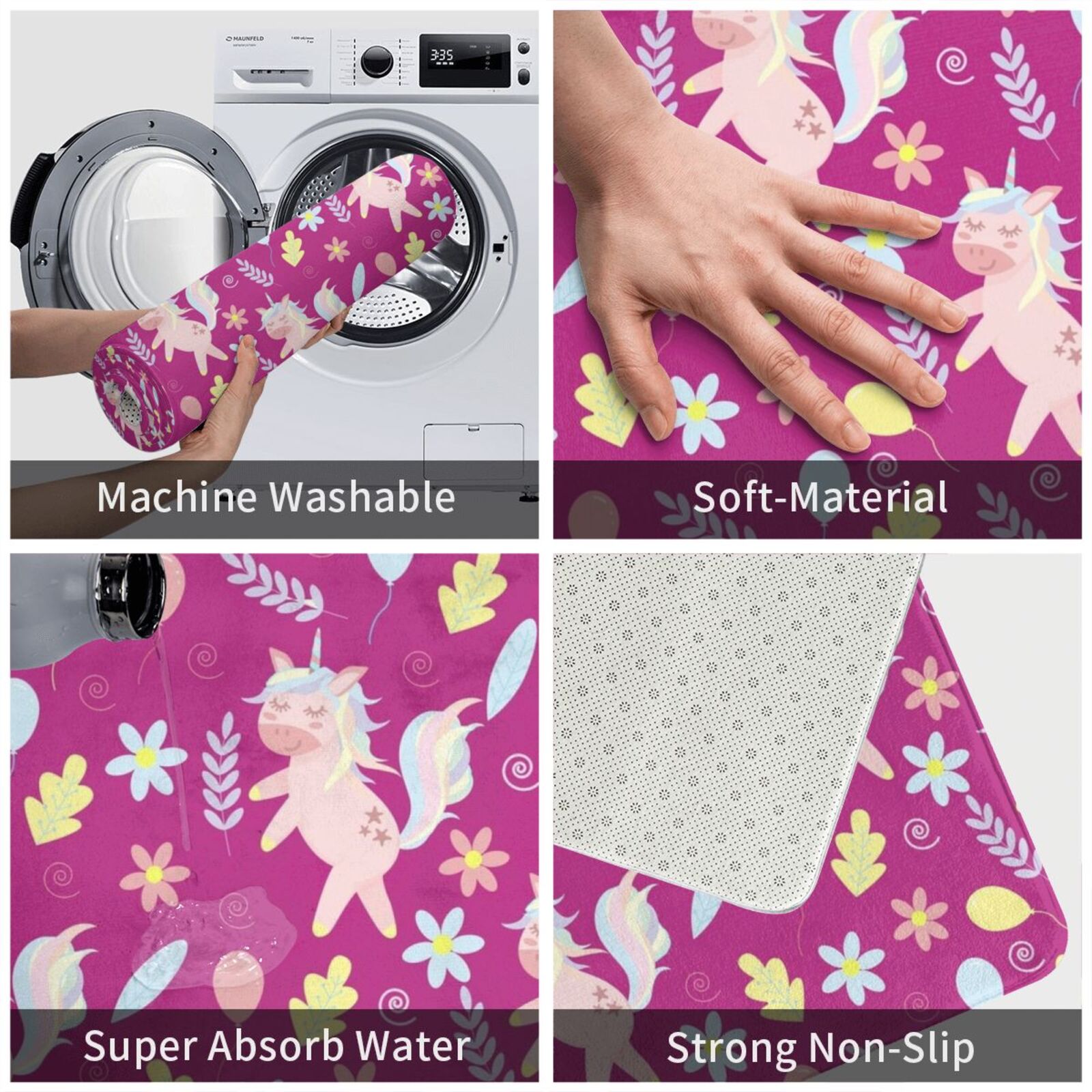 Dança unicórnio padrão em rosa - Kids Outdoor Floor Cushions avaliação e preço