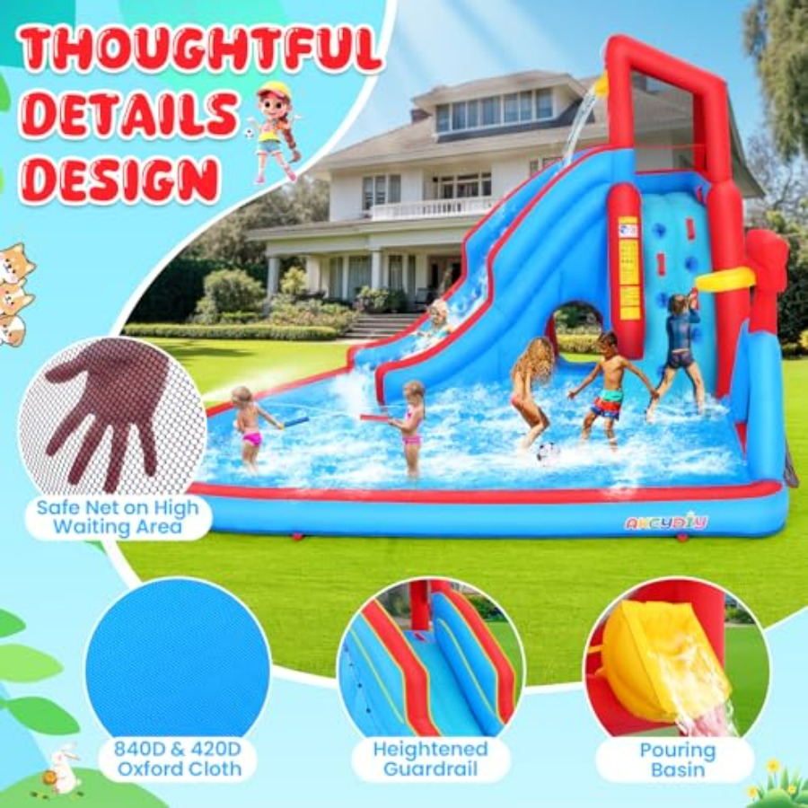 Parque inflável com escorregad - Kids Outdoor House avaliação e preço