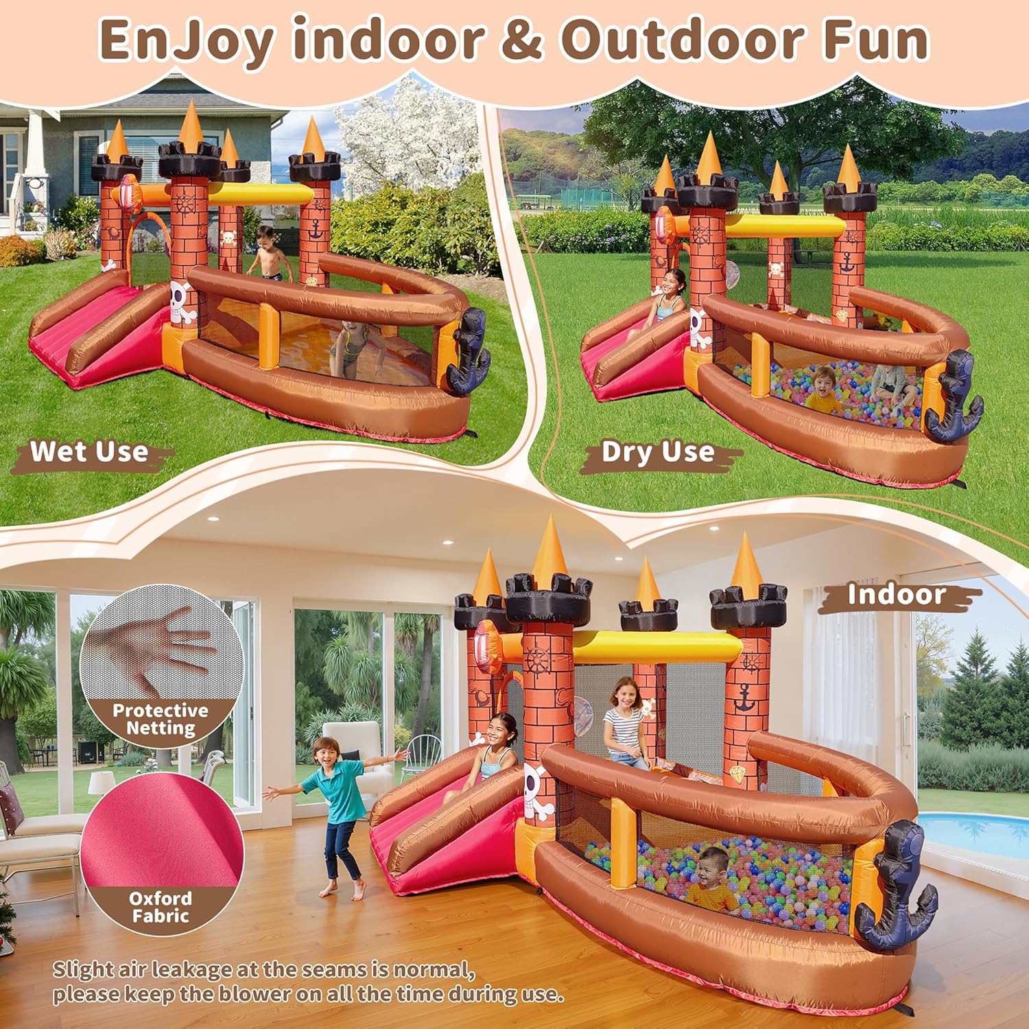Castelo Inflável para Crianças - Kids Outdoor House avaliação e preço