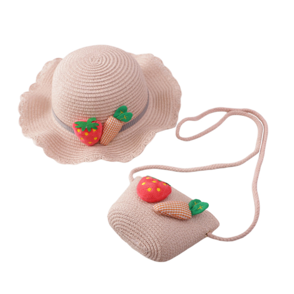 1 Conjunto de Chapéu de Palha  - Kids Outdoor Hat avaliação e preço