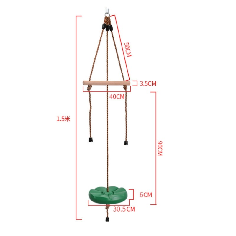 Balanço de pétala, disco de gi - Kids Outdoor Hanging Chair avaliação e preço