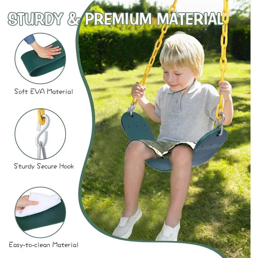 Conjunto de Balanço para Exter - Kids Outdoor Swing Set avaliação e preço