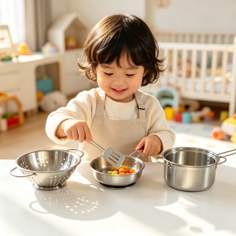 Conjunto de 5 Peças de Utensíl - Kids Outdoor Kitchen Accessories avaliação e preço