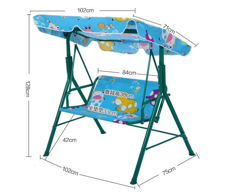 Cadeira Suspensa Dupla Infanti - Kids Outdoor Hanging Chair avaliação e preço