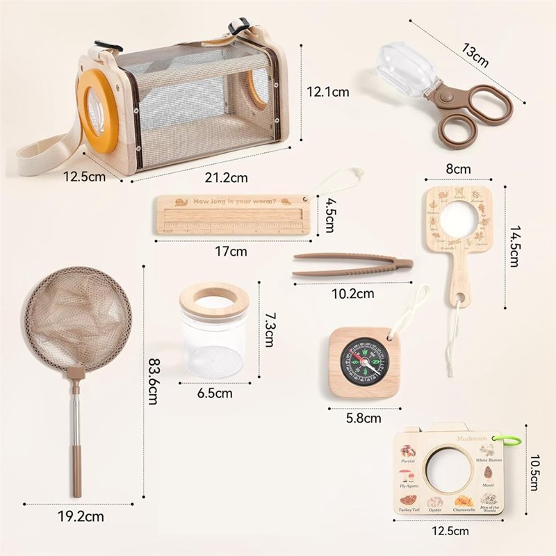 Kit de Captura de Insetos X18A - Kids Outdoor Explorer Kit avaliação e preço
