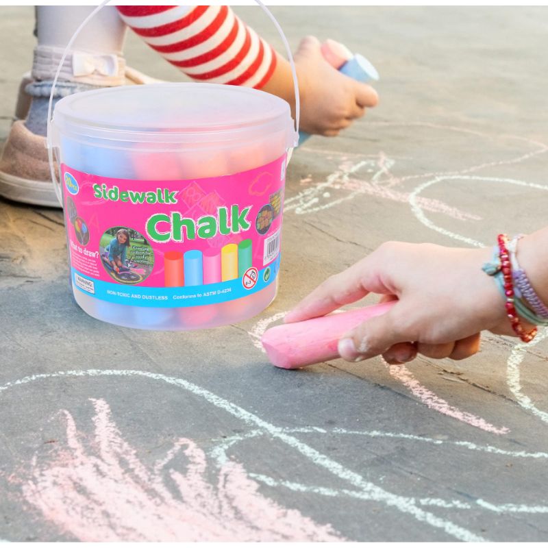 Giz de cores de calçada jumbo  - Chalk Outdoor Jumbo avaliação e preço