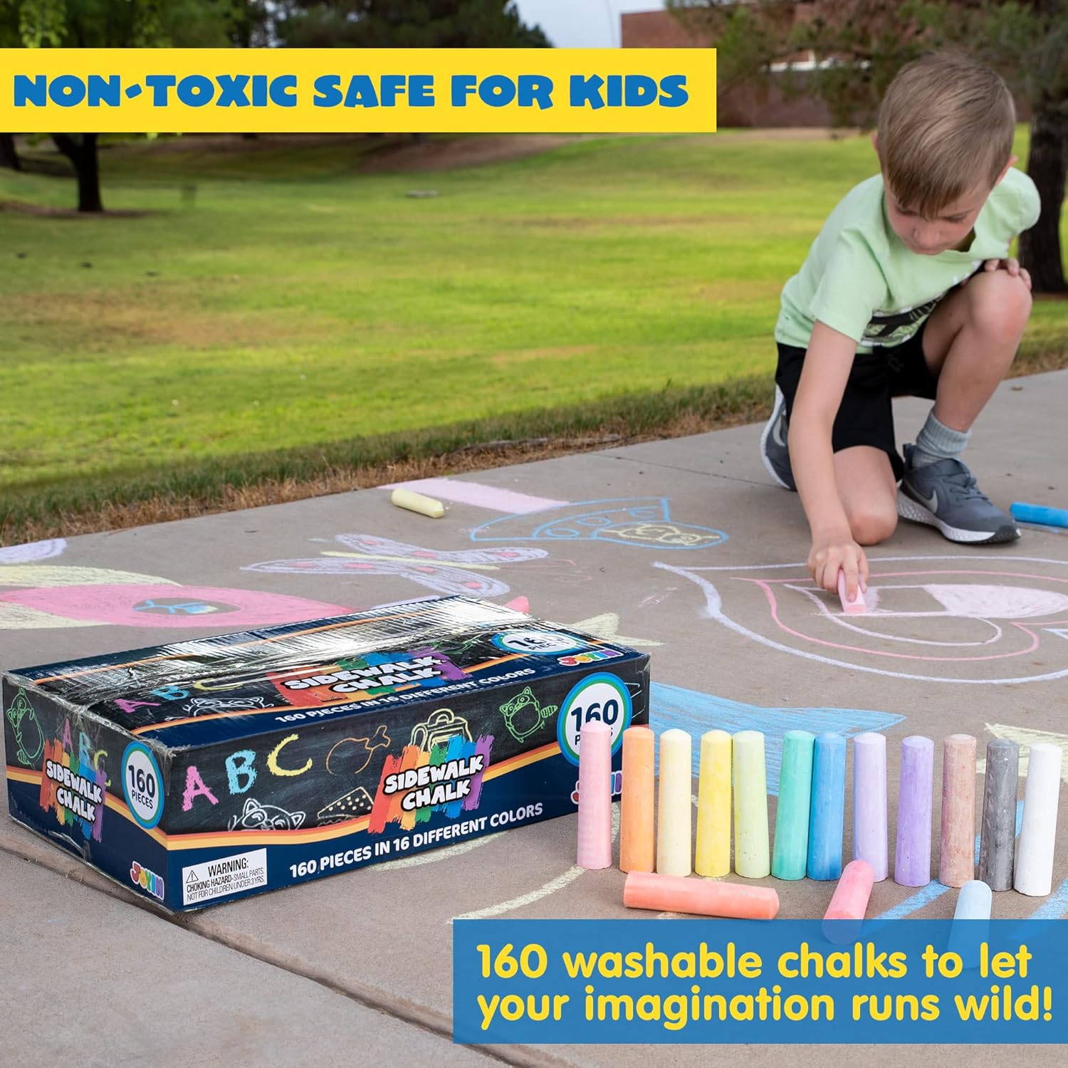 Conjunto de giz para calçada,  - Chalk Outdoor Jumbo avaliação e preço