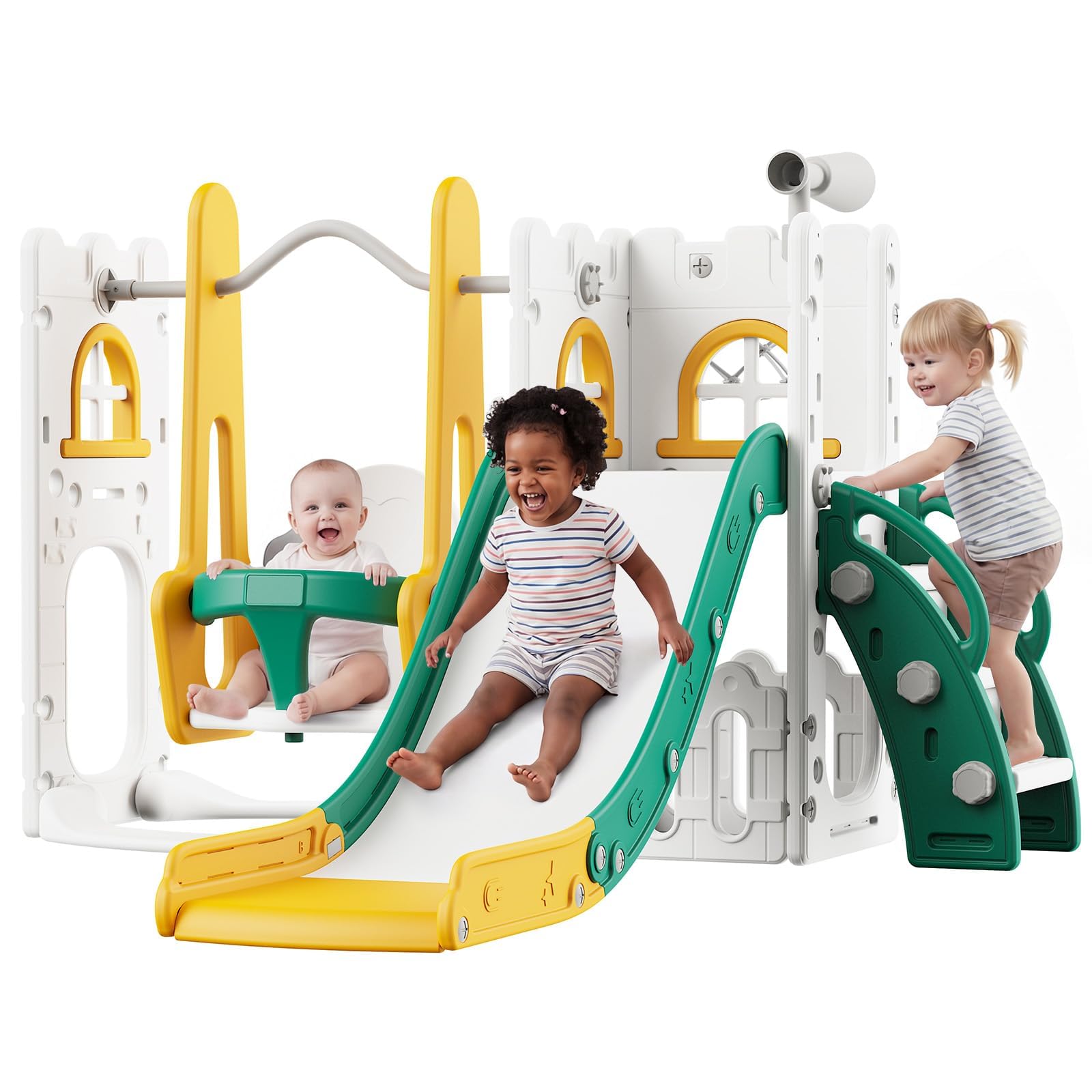 Conjunto de Escorregador e Bal - Kids Outdoor Playground avaliação e preço