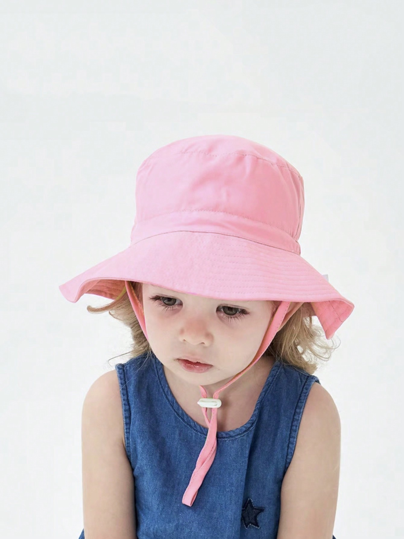 Chapéu Bucket Rosa com Topo Pl - Kids Outdoor Hat avaliação e preço