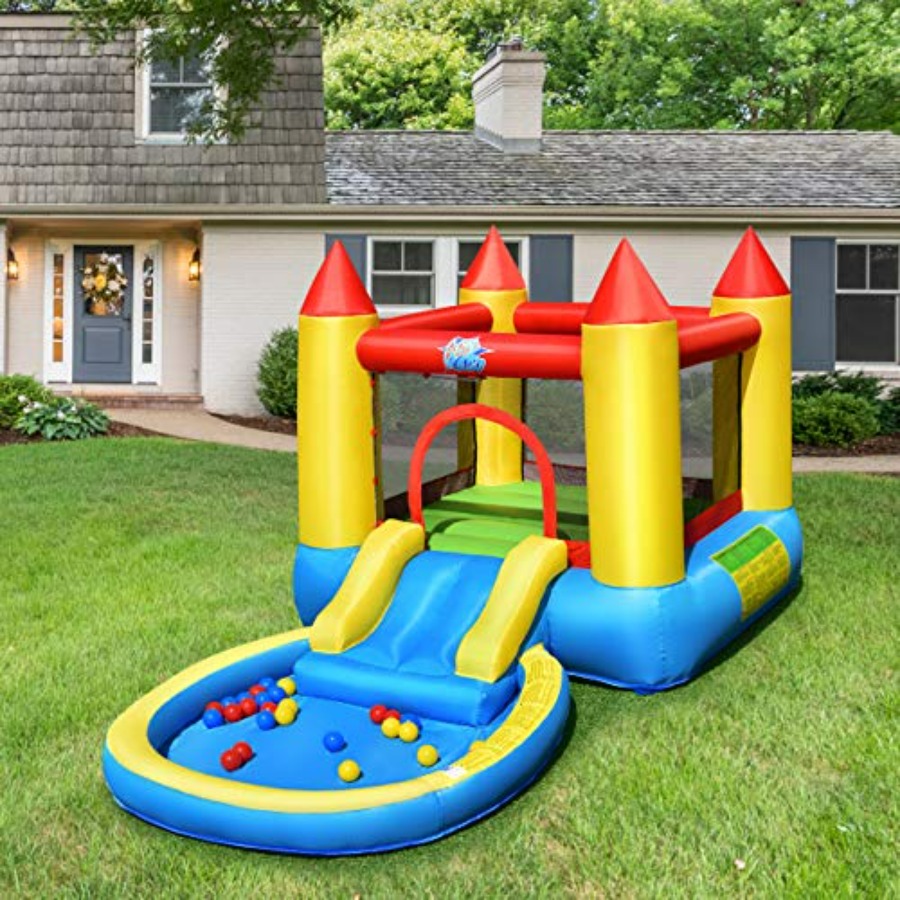 Castelo inflável para crianças - Kids Outdoor House avaliação e preço