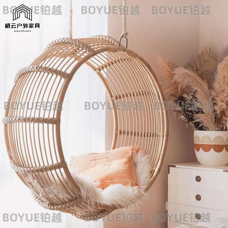 Cadeira de Balanço de Rattan p - Kids Outdoor Hanging Chair avaliação e preço