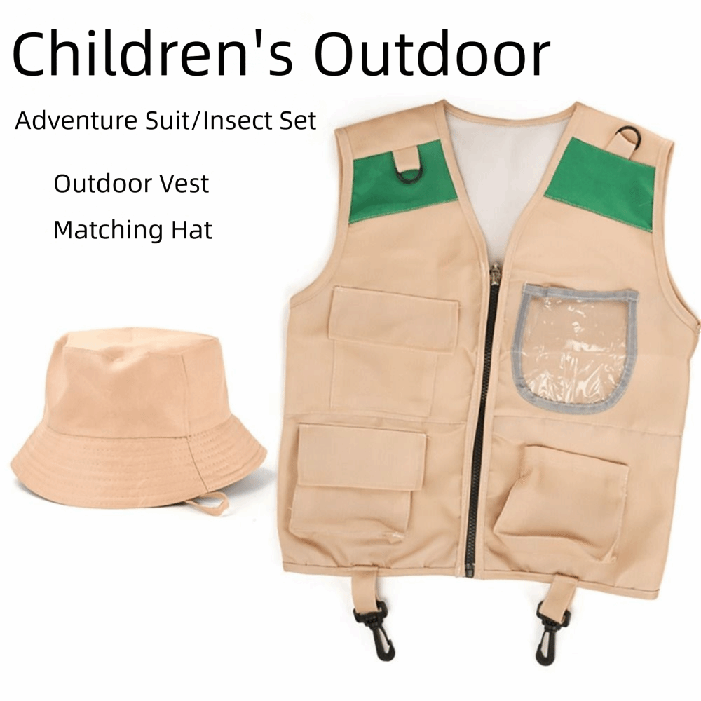 Colete e Chapéu de Explorador  - Kids Outdoor Explorer Kit avaliação e preço