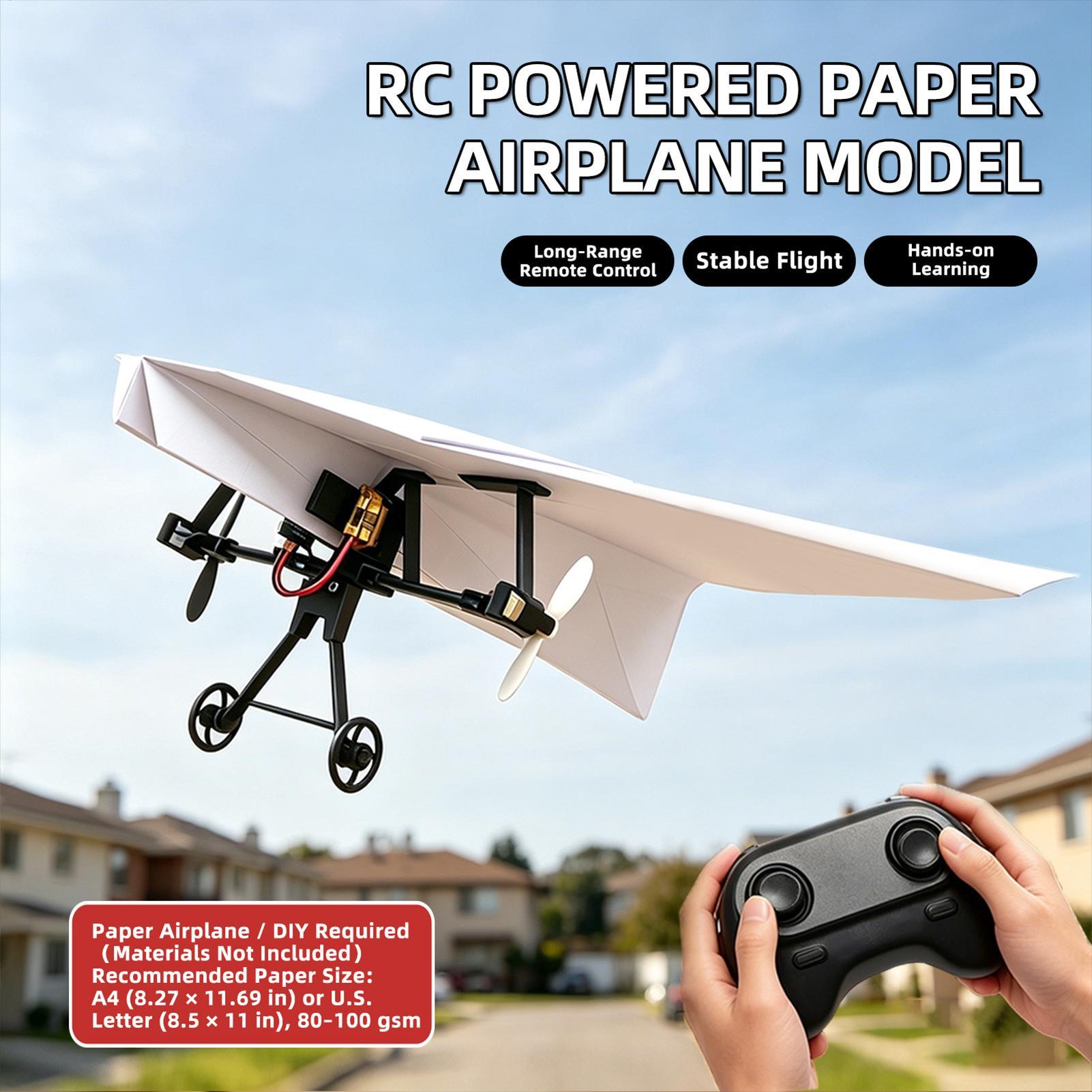 Kit de Avião de Papel RC DIY c - Kids Outdoor Play Equipment avaliação e preço