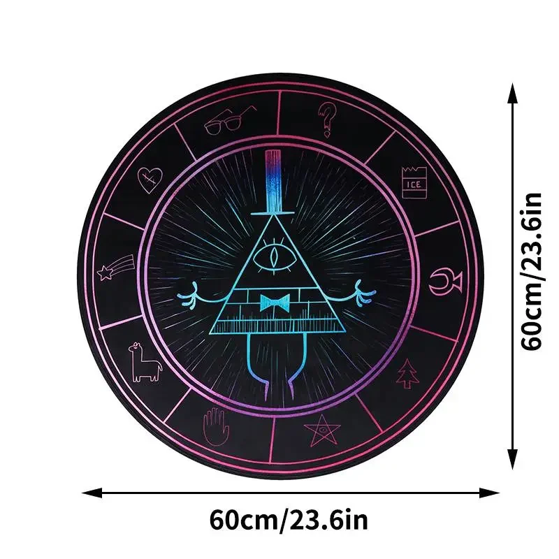 Anti-Slip Round Cushion Impres - Kids Outdoor Floor Cushions avaliação e preço