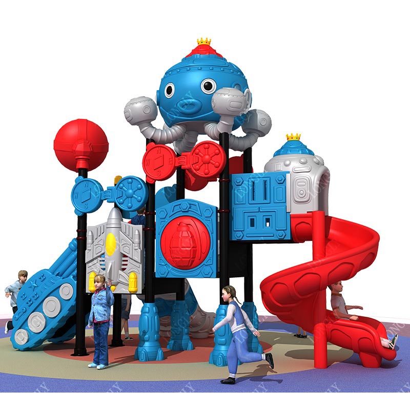Escorregador de Plástico para  - Kids Outdoor Playground avaliação e preço