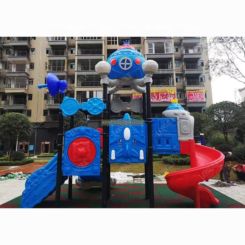 Escorregador de Plástico para  - Kids Outdoor Playground avaliação e preço