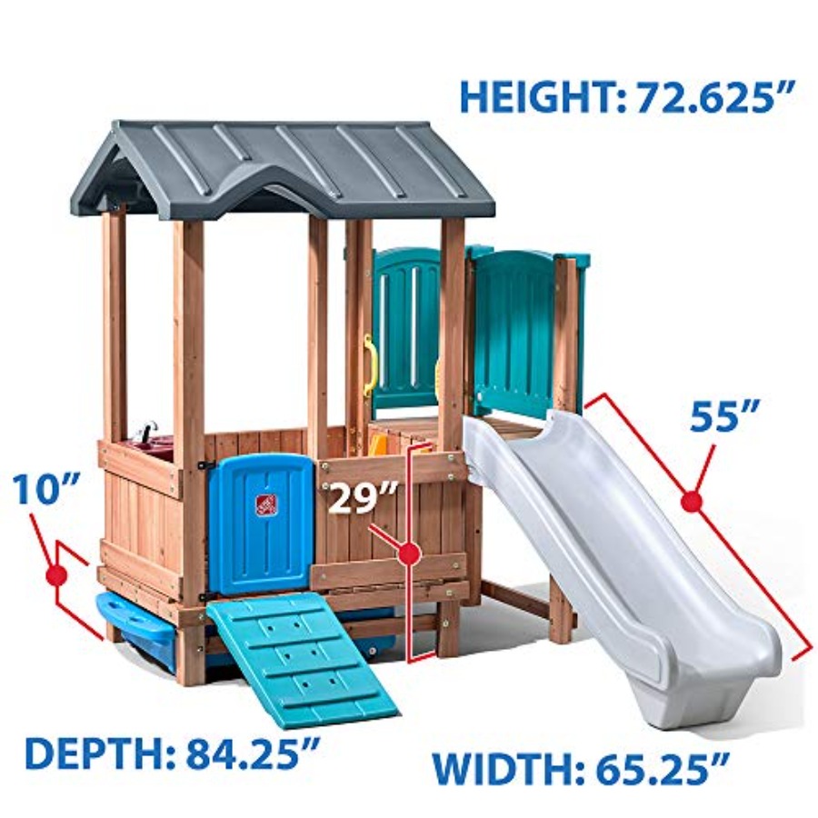 Woodland Adventure Playhouse & - Kids Outdoor Playground avaliação e preço