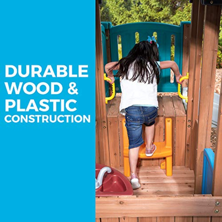 Woodland Adventure Playhouse & - Kids Outdoor Playground avaliação e preço