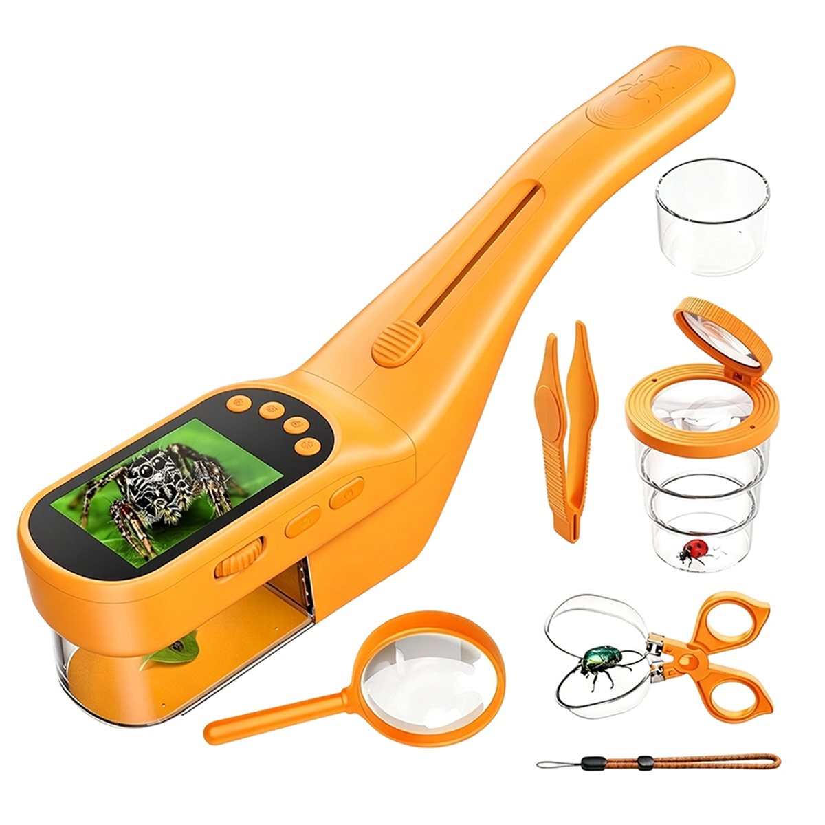 Microscópio Portátil 500X para - Kids Outdoor Explorer Kit avaliação e preço