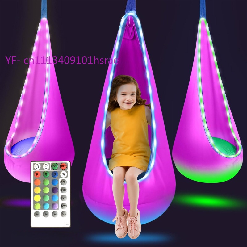 Cadeira Suspensa Inflável LED  - Kids Outdoor Hanging Chair avaliação e preço