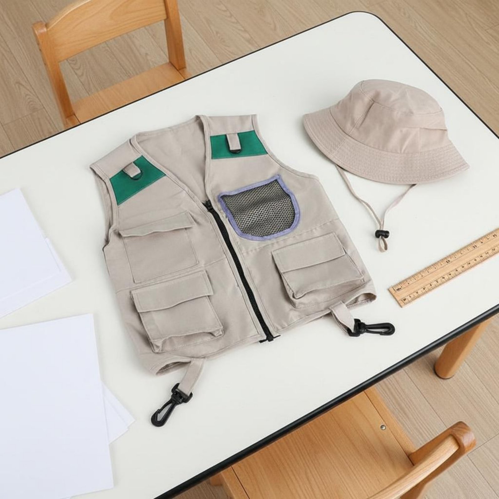 Conjunto de Colete e Chapéu pa - Kids Outdoor Explorer Set avaliação e preço