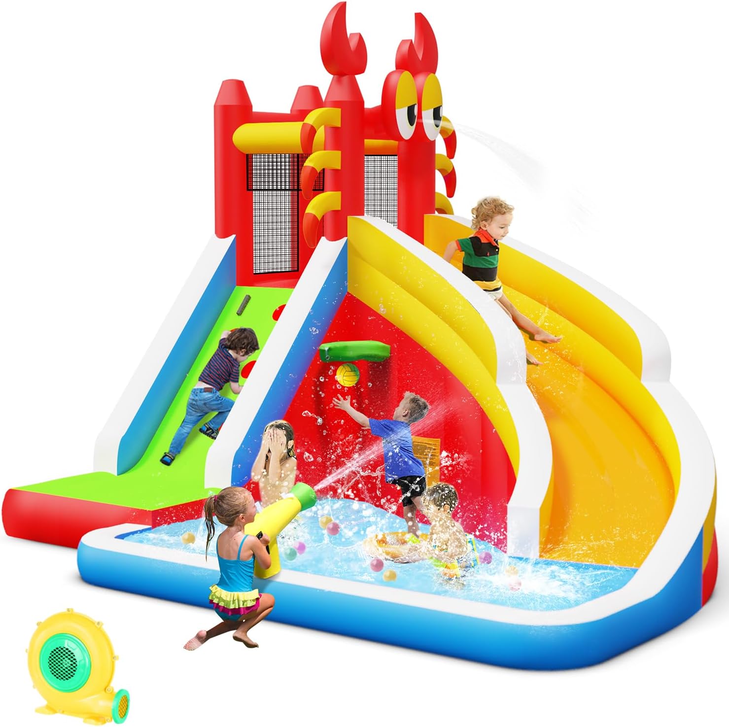 Grande Casa Inflável com Escor - Kids Outdoor House avaliação e preço