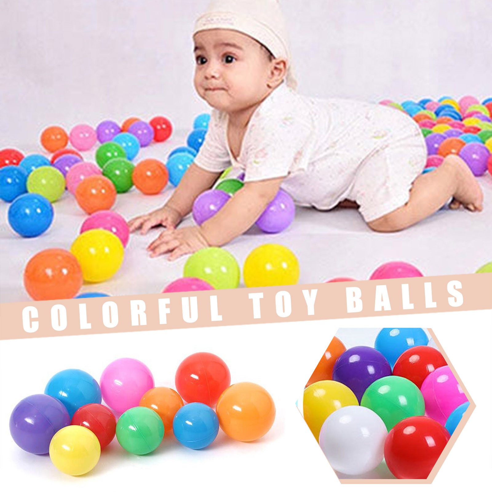 100 Bolas Plásticas de 55MM pa - Kids Outdoor Activity Centre avaliação e preço