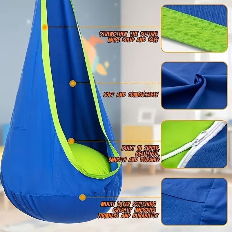 Cadeira Suspensa para Crianças - Kids Outdoor Hanging Chair avaliação e preço