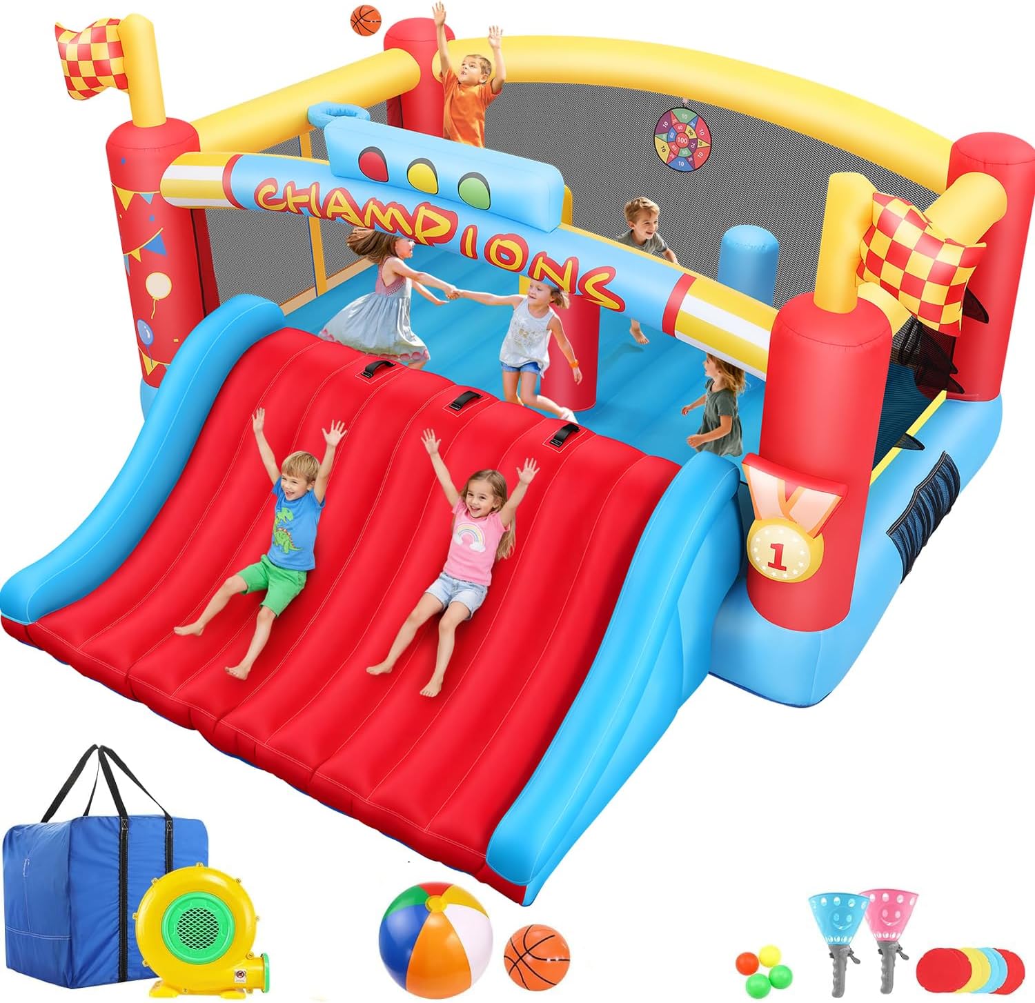 Grande Casa Inflável para Cria - Kids Outdoor House avaliação e preço