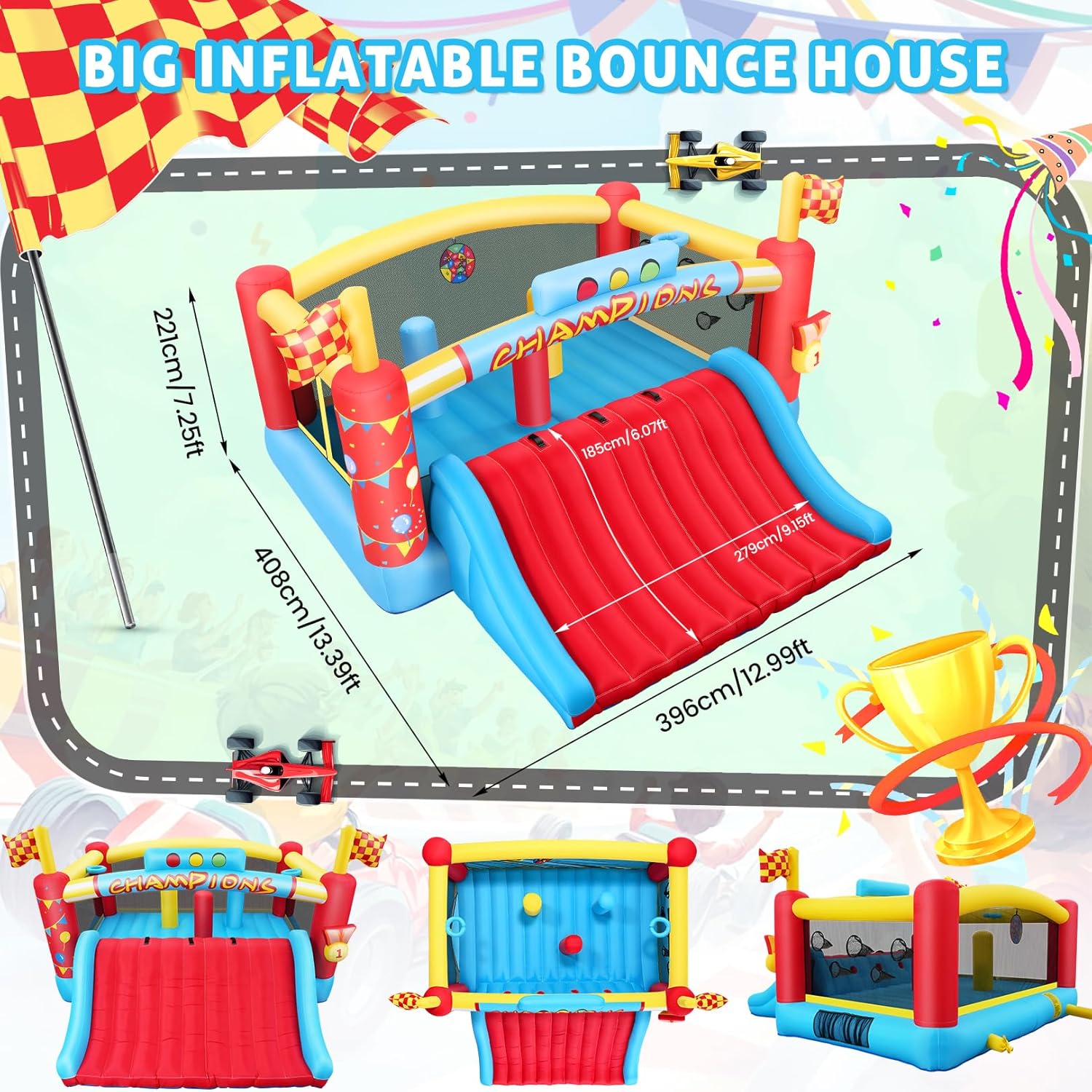 Grande Casa Inflável para Cria - Kids Outdoor House avaliação e preço