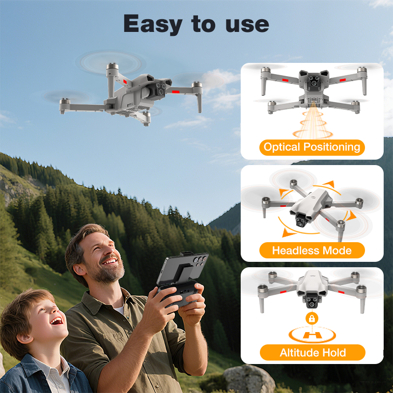 NOVO Drone L017 Pro Brushless  - Kids Outdoor Toy Storage avaliação e preço