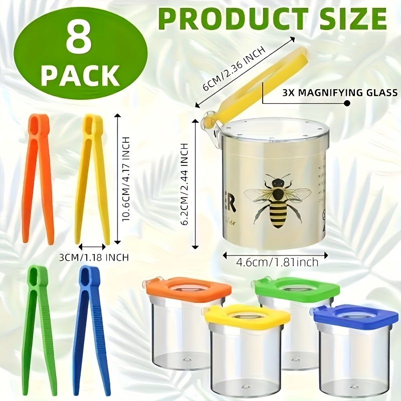 Kit de coleta de insetos 8 em  - Kids Outdoor Explorer Kit avaliação e preço