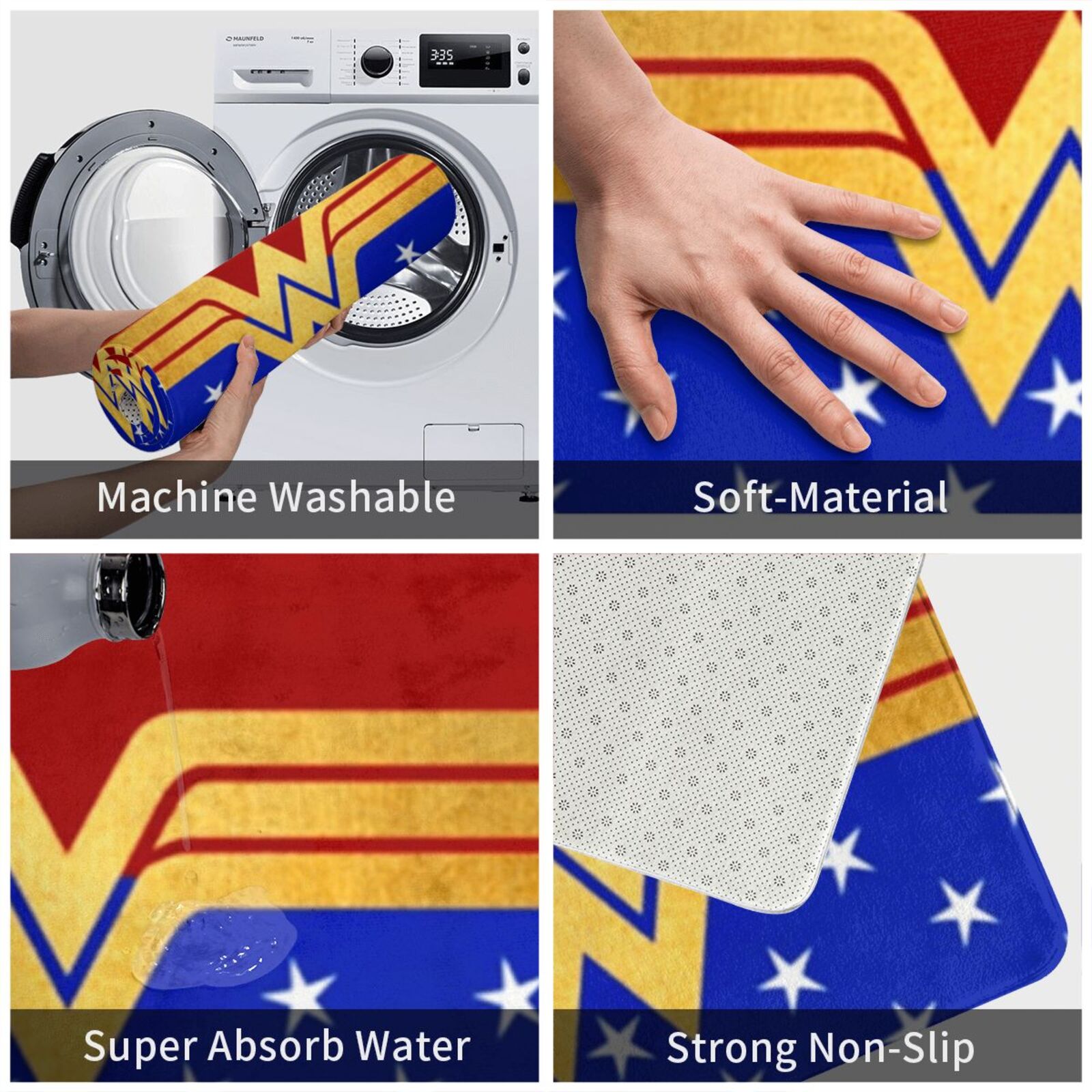 Golden retro maravilha womn qu - Kids Outdoor Floor Cushions avaliação e preço