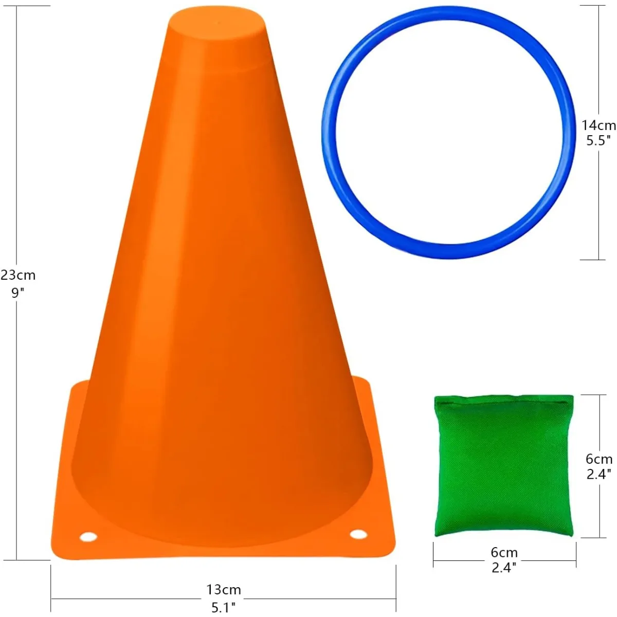 3 em 1 cones de plástico macio - Kids Outdoor Games For Party avaliação e preço