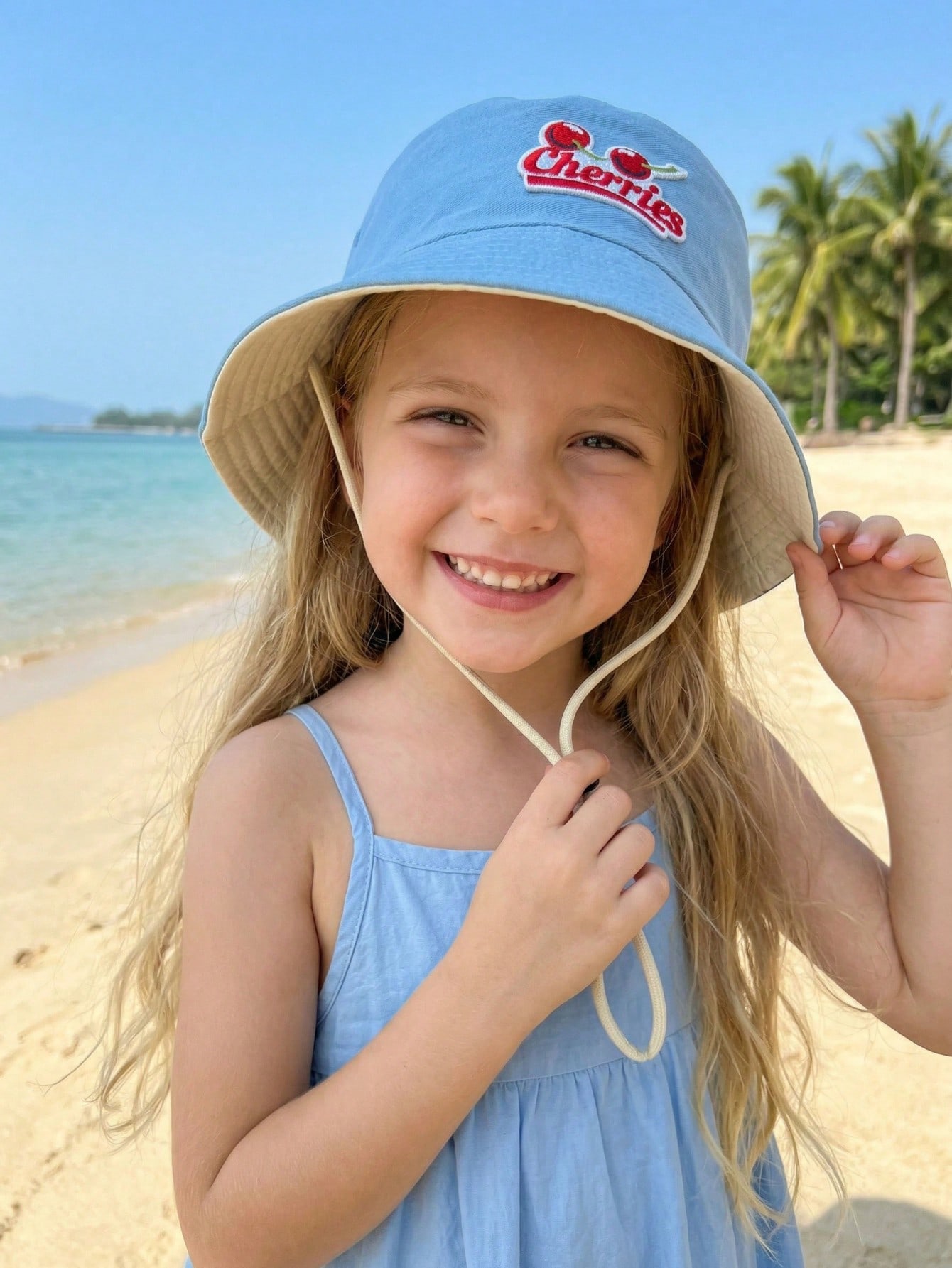 Chapéu de pescador vermelho pa - Kids Outdoor Hat avaliação e preço